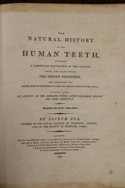 Image 3 of lot 17 Vols Phrenology, Fox&apos;s Nat. History Human Teeth