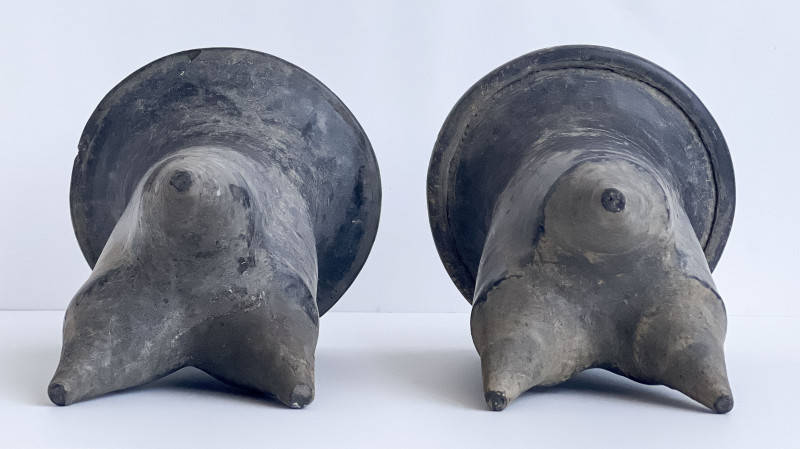 Image 9 of lot 2 Neolithic Chinese Pottery Tripod Vessels, Li