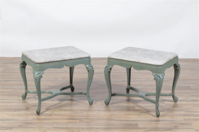 Image for Lot Pair Troy Wesridge Rococo Style Tables