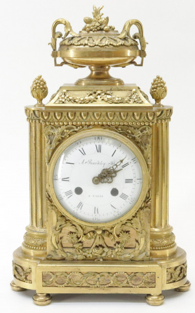 Image for Lot Louis XVI Style Mantel Clock 19th C A Beurdeley