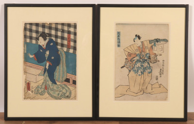 Image for Lot Utigawa Kunisada  Ukiyoe Woodblock Prints