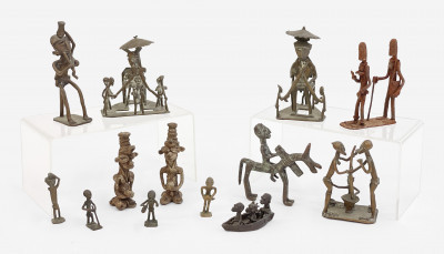 Image for Lot Group of 13 African figures
