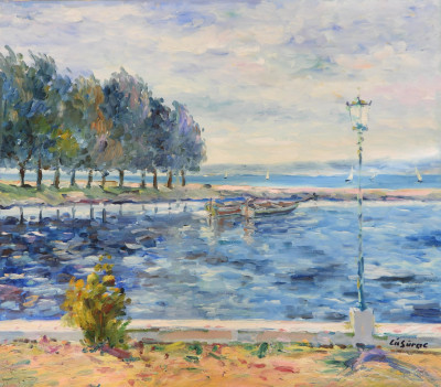 Image for Lot Impressionist Landscpe, 20th C, signed
