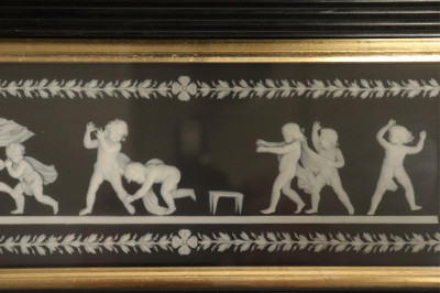 Image 2 of lot 2 Wedgwood Plaques in Black