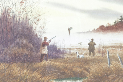 Image for Lot Tom Hennessey - Quail Hunt - W/C