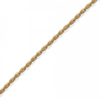 Image for Lot 14k Gold Rope Twist Choker