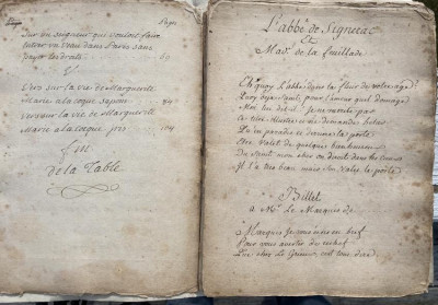 Image 5 of lot 18th-cent. manuscript 70 poems Voltaire & others