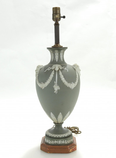 Image for Lot Wedgwood Porcelain Lamp