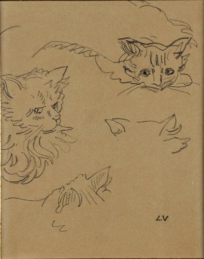 Image for Lot Louis Valtat - Studies of a Cat