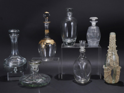 Image for Lot Glass Decanter Barware Group