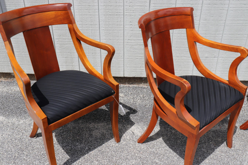 Image 2 of lot 4 Baker Furniture Biedermeier Style Dining Chairs