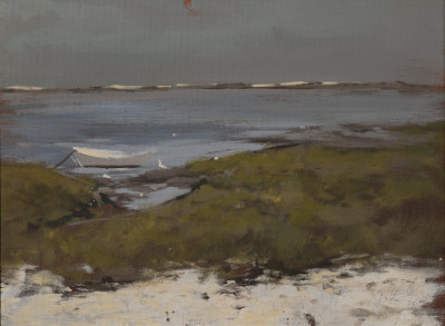 Robert Bliss - Beach with boat