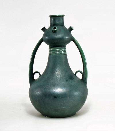 Image for Lot Amphora Ceramic Bud Vase, Early 20th C.
