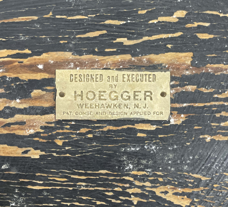 Hoegger Aluminum and Wood Stools, 2