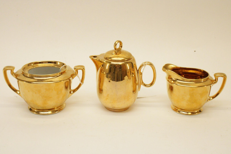Noritake Gold Porcelain Coffee  Tea Service