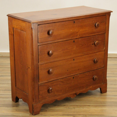 Image for Lot 4 Drawer Pine Dresser