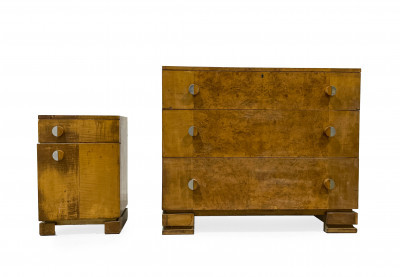Image for Lot Donald Deskey - Dresser and Nightstand
