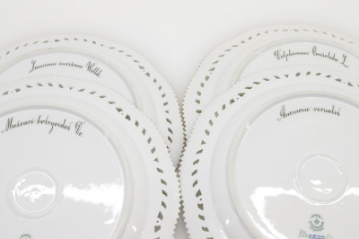 Image 5 of lot 12 Flora Danica Porcelain Plates Royal Copenhagen