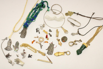 Image for Lot Hand Theme Costume & Sterling Jewelry