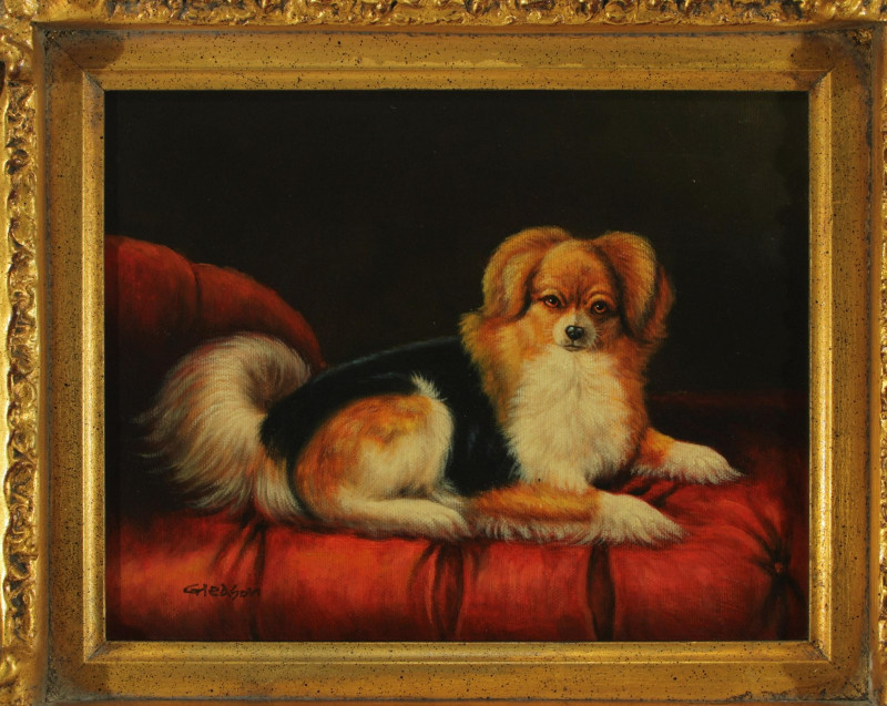 Image 2 of lot 2 Spaniel Dog Portraits signed Gleason