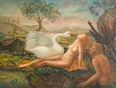 Title Adrien Weber - Leda and The Swan / Artist