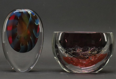 Image for Lot Contemporary Art Glass Coupe  Vase