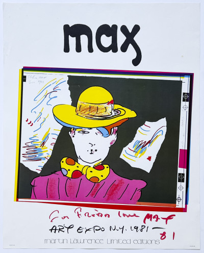 Peter Max - 4 Signed Exhibition Posters