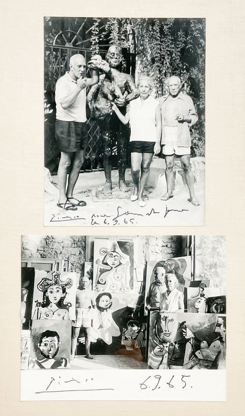 Arnold Newman - Pablo Picasso (signed) photographs with Jane and Sam Kootz