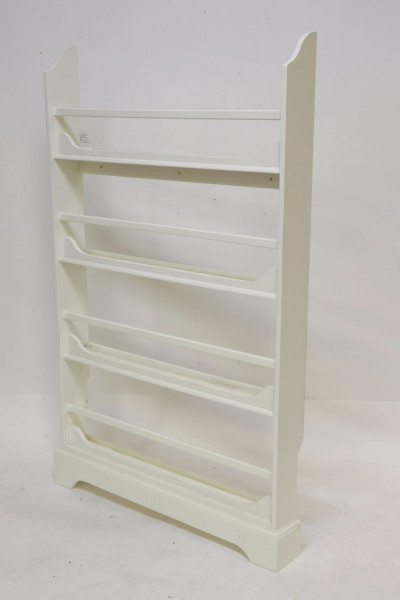 Image for Lot White painted Plate Rack Shelf