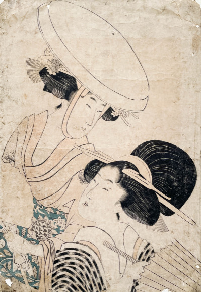 Kitagawa Utamaro - Portrait of Two Ladies