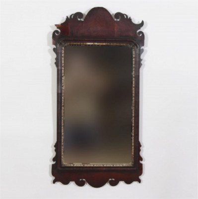 Image 1 of lot 19/20C Chippendale Style Scroll Cut Wall Mirrors