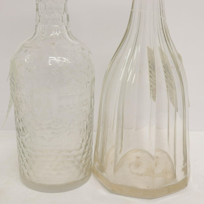 Image 3 of lot 4 Cut Glass Decanters & Stoppers