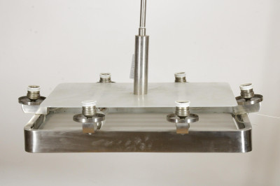 Image for Lot Art Deco Metal 12Light Pool Table Lamp