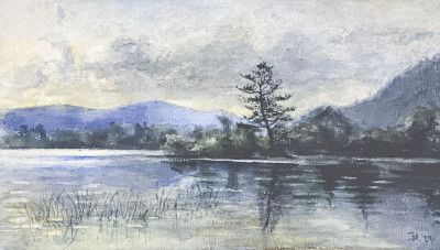 Title John Appleton Brown - Lake Scene / Artist