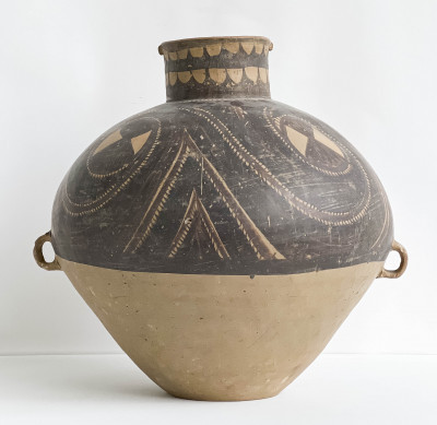 Image for Lot Chinese Neolithic Decorated Ceramic Vessel