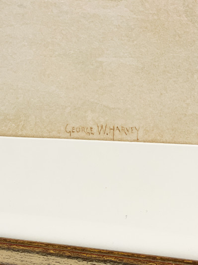 George W. Harvey - Snowcapped Haystack