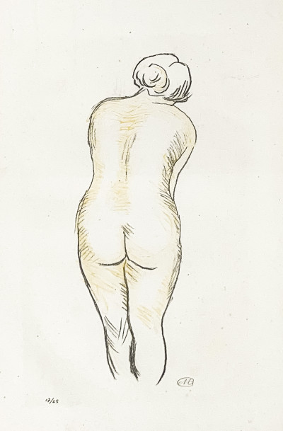 Title Aristide Maillol - Back of Standing Nude / Artist