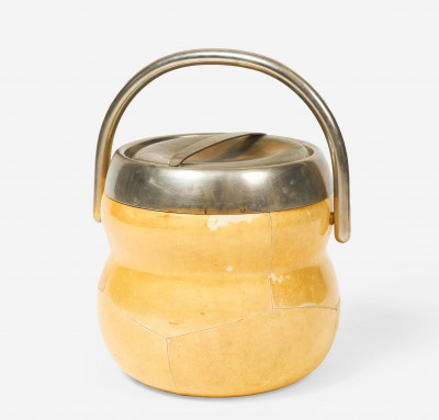 Image for Lot Aldo Tura - Parchment Ice Bucket
