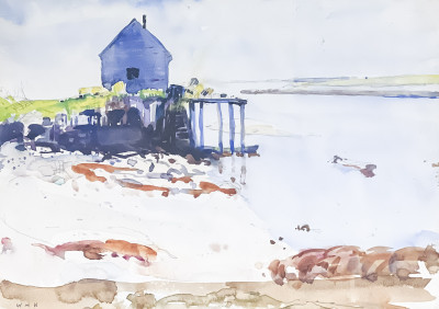 Image for Lot Walter Manly Hardy - Untitled (Coastal Landscape)