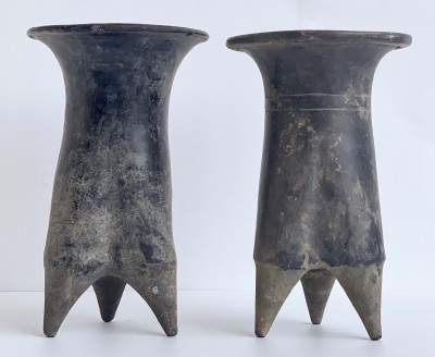 Image 6 of lot 2 Neolithic Chinese Pottery Tripod Vessels, Li