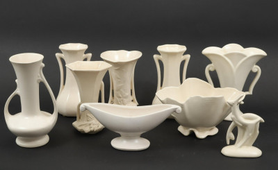 Image for Lot Group Rumrill, McCoy, Weller Art Deco Pottery