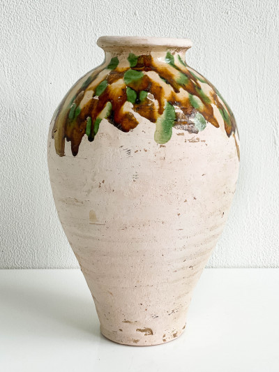 Image for Lot Chinese Tang Style Sancai-Glazed Ceramic Vessel