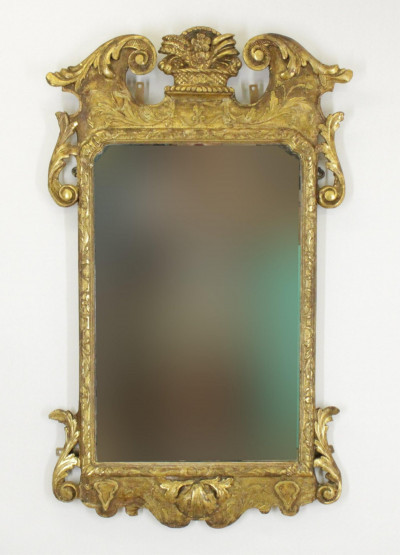 Image for Lot George II Giltwood Mirror, Mid 18th C.