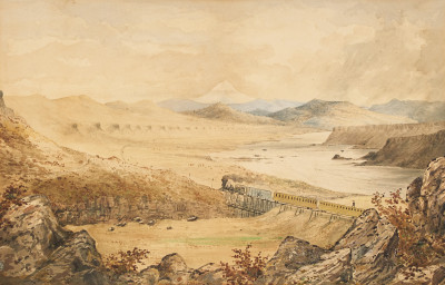 after Albert Bierstadt - Mount Hood