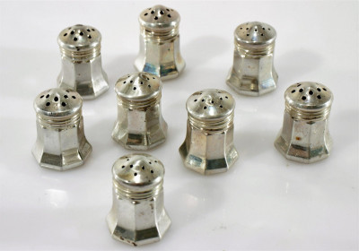 Image for Lot Cartier Sterling Silver Personal Salt & Peppers