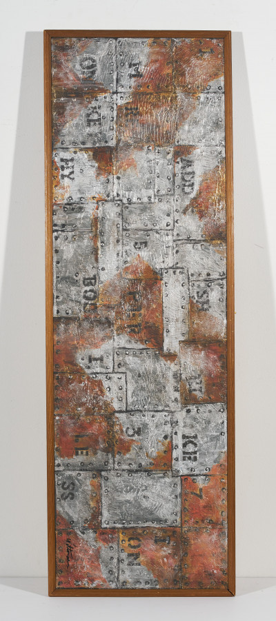 Unknown Artist - Untitled (Patchwork of Steel Plates)