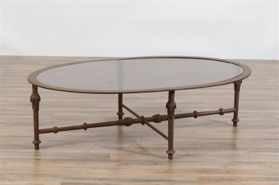 Image for Lot Baroque Revival Iron Coffee Table