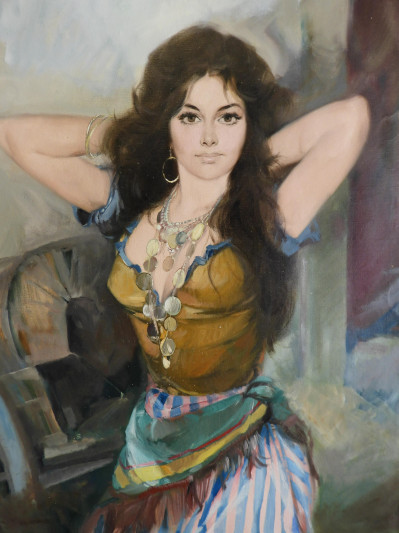 Image for Lot Lajos Fuzesi - Gypsy Girl