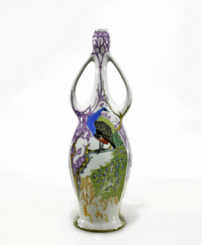 Image for Lot Colenbrander - Ram Peacock Vase