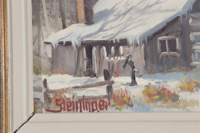Dwight Steininger - Snowy Cabin